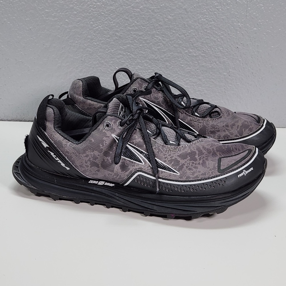 Altra Timp Trail Running Shoes Mens 10.5 Grey Good AFM1757F-3 Zero Drop